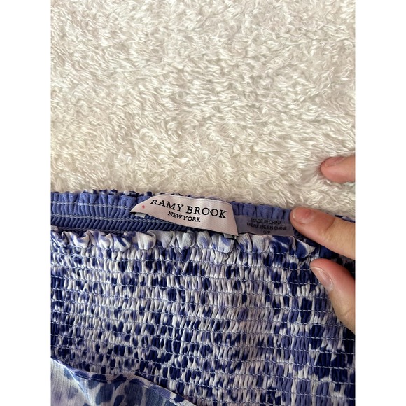 NWOT Ramy Brook‎ Beautful Purple Layered Skirt Size Small - Picture 5 of 6